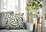 Voxa Abstract Reversible Indoor/Outdoor Square Pillow