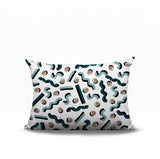 Voxa Abstract Reversible Indoor/Outdoor Lumbar Pillow