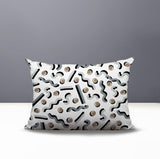 Voxa Abstract Reversible Indoor/Outdoor Lumbar Pillow