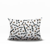 Voxa Abstract Reversible Indoor/Outdoor Lumbar Pillow
