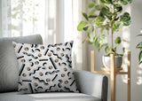 Voxa Abstract Reversible Indoor/Outdoor Lumbar Pillow