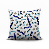 Voxa Abstract Reversible Indoor/Outdoor Square Pillow