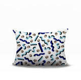 Voxa Abstract Reversible Indoor/Outdoor Lumbar Pillow
