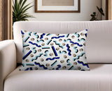 Voxa Abstract Reversible Indoor/Outdoor Lumbar Pillow