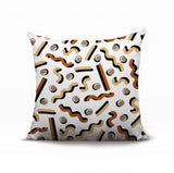 Voxa Abstract Reversible Indoor/Outdoor Square Pillow