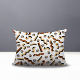 Voxa Abstract Reversible Indoor/Outdoor Lumbar Pillow
