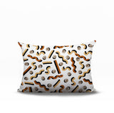 Voxa Abstract Reversible Indoor/Outdoor Lumbar Pillow