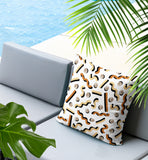 Voxa Abstract Reversible Indoor/Outdoor Lumbar Pillow