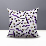 Voxa Abstract Reversible Indoor/Outdoor Square Pillow