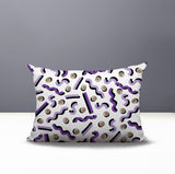 Voxa Abstract Reversible Indoor/Outdoor Lumbar Pillow