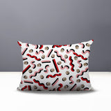 Voxa Abstract Reversible Indoor/Outdoor Lumbar Pillow