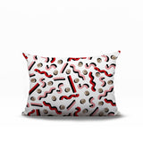 Voxa Abstract Reversible Indoor/Outdoor Lumbar Pillow