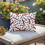 Voxa Abstract Reversible Indoor/Outdoor Lumbar Pillow