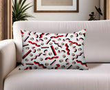 Voxa Abstract Reversible Indoor/Outdoor Lumbar Pillow