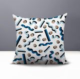 Voxa Abstract Reversible Indoor/Outdoor Square Pillow