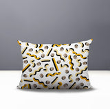 Voxa Abstract Reversible Indoor/Outdoor Lumbar Pillow