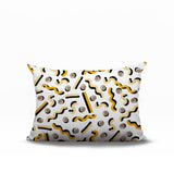 Voxa Abstract Reversible Indoor/Outdoor Lumbar Pillow