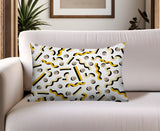 Voxa Abstract Reversible Indoor/Outdoor Lumbar Pillow