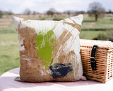 Wanda Abstract Reversible Indoor/Outdoor Square Pillow