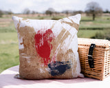 Wanda Abstract Reversible Indoor/Outdoor Square Pillow