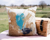 Wanda Abstract Reversible Indoor/Outdoor Square Pillow
