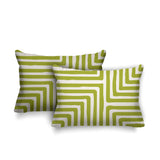 Waren Geometric Reversible Indoor/Outdoor Rectangular Pillow