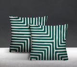 Waren Geometric Reversible Indoor/Outdoor Square Pillow