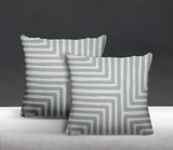 Waren Geometric Reversible Indoor/Outdoor Square Pillow