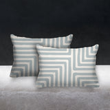 Waren Geometric Reversible Indoor/Outdoor Rectangular Pillow