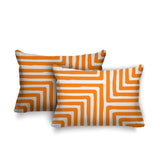 Waren Geometric Reversible Indoor/Outdoor Rectangular Pillow