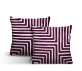 Waren Geometric Reversible Indoor/Outdoor Square Pillow