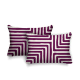 Waren Geometric Reversible Indoor/Outdoor Rectangular Pillow