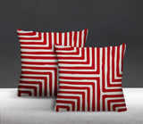 Waren Geometric Reversible Indoor/Outdoor Square Pillow