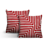 Waren Geometric Reversible Indoor/Outdoor Square Pillow