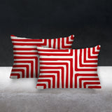 Waren Geometric Reversible Indoor/Outdoor Rectangular Pillow