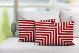 Waren Geometric Reversible Indoor/Outdoor Rectangular Pillow