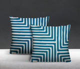 Waren Geometric Reversible Indoor/Outdoor Square Pillow