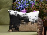 Wes Abstract Reversible Indoor/Outdoor Rectangular Pillow