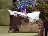 Wes Abstract Reversible Indoor/Outdoor Rectangular Pillow