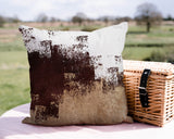 Wes Abstract Reversible Indoor/Outdoor Square Pillow