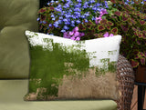 Wes Abstract Reversible Indoor/Outdoor Rectangular Pillow