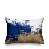 Wes Abstract Reversible Indoor/Outdoor Rectangular Pillow