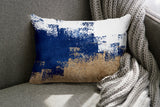 Wes Abstract Reversible Indoor/Outdoor Rectangular Pillow