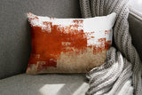 Wes Abstract Reversible Indoor/Outdoor Rectangular Pillow