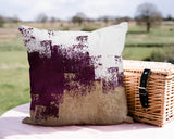 Wes Abstract Reversible Indoor/Outdoor Square Pillow