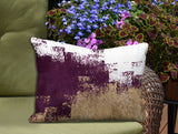 Wes Abstract Reversible Indoor/Outdoor Rectangular Pillow