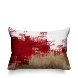 Wes Abstract Reversible Indoor/Outdoor Rectangular Pillow