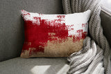 Wes Abstract Reversible Indoor/Outdoor Rectangular Pillow
