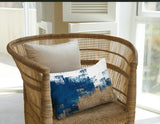 Wes Abstract Reversible Indoor/Outdoor Rectangular Pillow