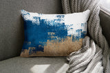 Wes Abstract Reversible Indoor/Outdoor Rectangular Pillow